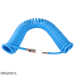 Spiralförmiger Luftschlauch 10mx14mm