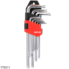 TORX-Schlüsselsatz mit Löchern 9tlg.