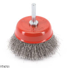 Topfbürste mit Stift d:75mm inox