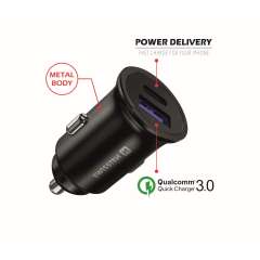 Autoladegerät-Adapter USB+USB-C