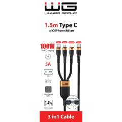 Ladegerät/Datenkabel USB-C -> Multi