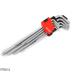 Schraubenschlüsselsatz mit Löchern TORX 9 Stück