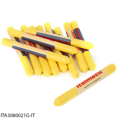 Gummiauslösekreide, gelb 12 Stück