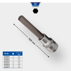 Bit imbus Buchse 1/2", 11 mm