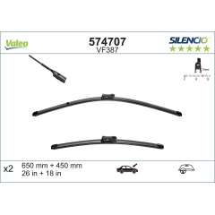 650/450 mm Silencio-Klinge