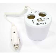 Zigarettenanzünder-Verteiler 2+2 12V