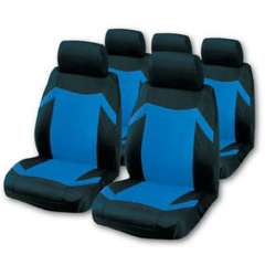 Sitzbezug Keen schwarz-blau