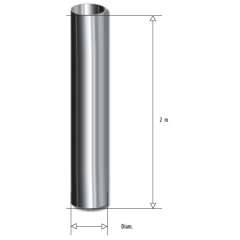 Auspuffrohr 50 mm 2 m