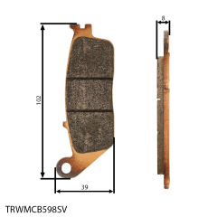Bremsbeläge (Motorrad)