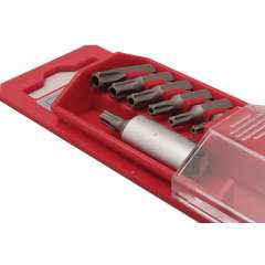 TORX 5-Punkt-Bit mit Löchern, Satz mit 5 Stück 1/4