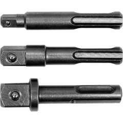 Steckschlüssel-Adapter SDS+, 3 Stück