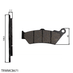 Bremsbeläge (Motorrad)