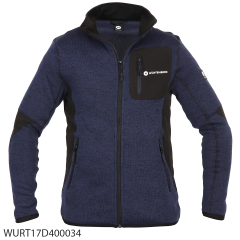 Fleece-Strickjacke XS